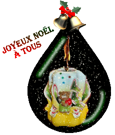 gif joyeux Noël à tous bougie